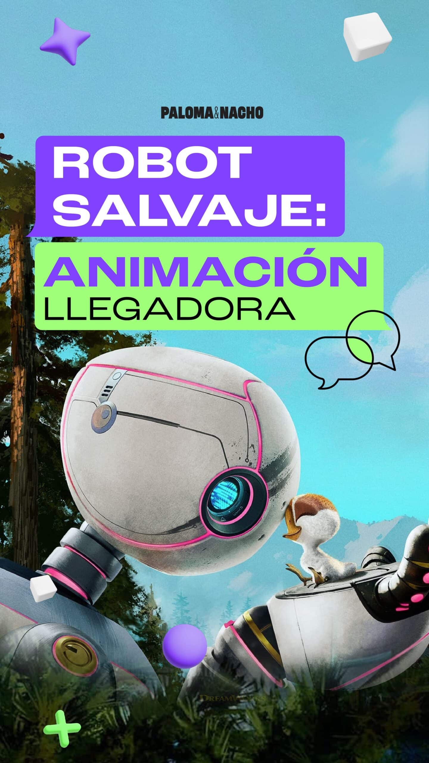 Robot salvaje la mejor película de Dreamworks