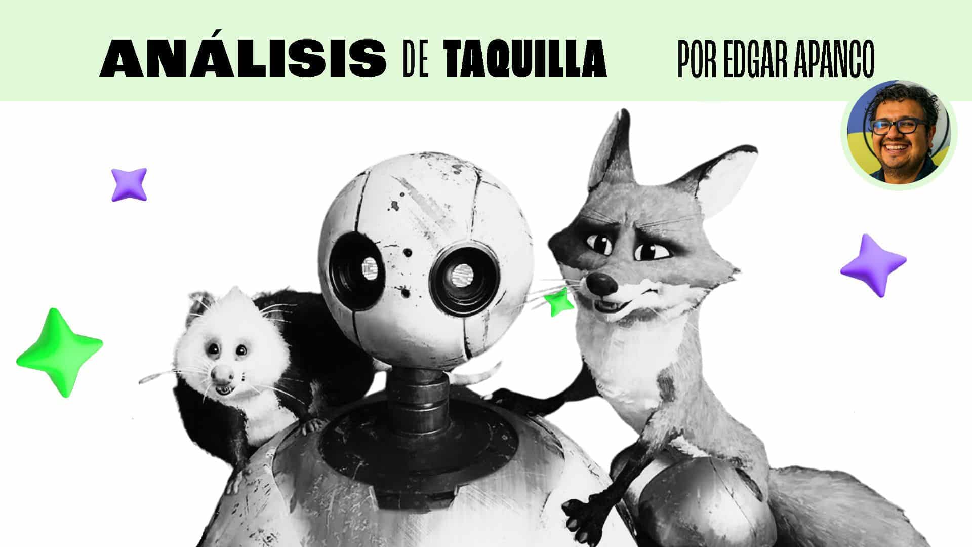 Robot salvaje, un éxito en taquilla