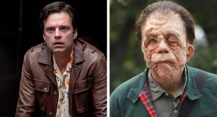 Sebastian Stan Un hombre diferente caracterización