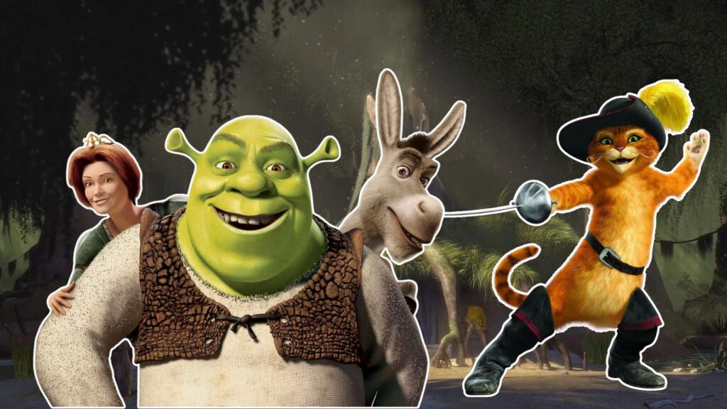 shrek gato con botas
