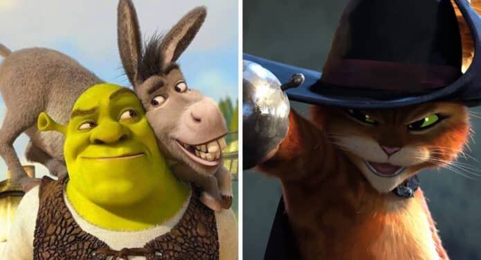 Orden de películas de Shrek y el Gato con Botas