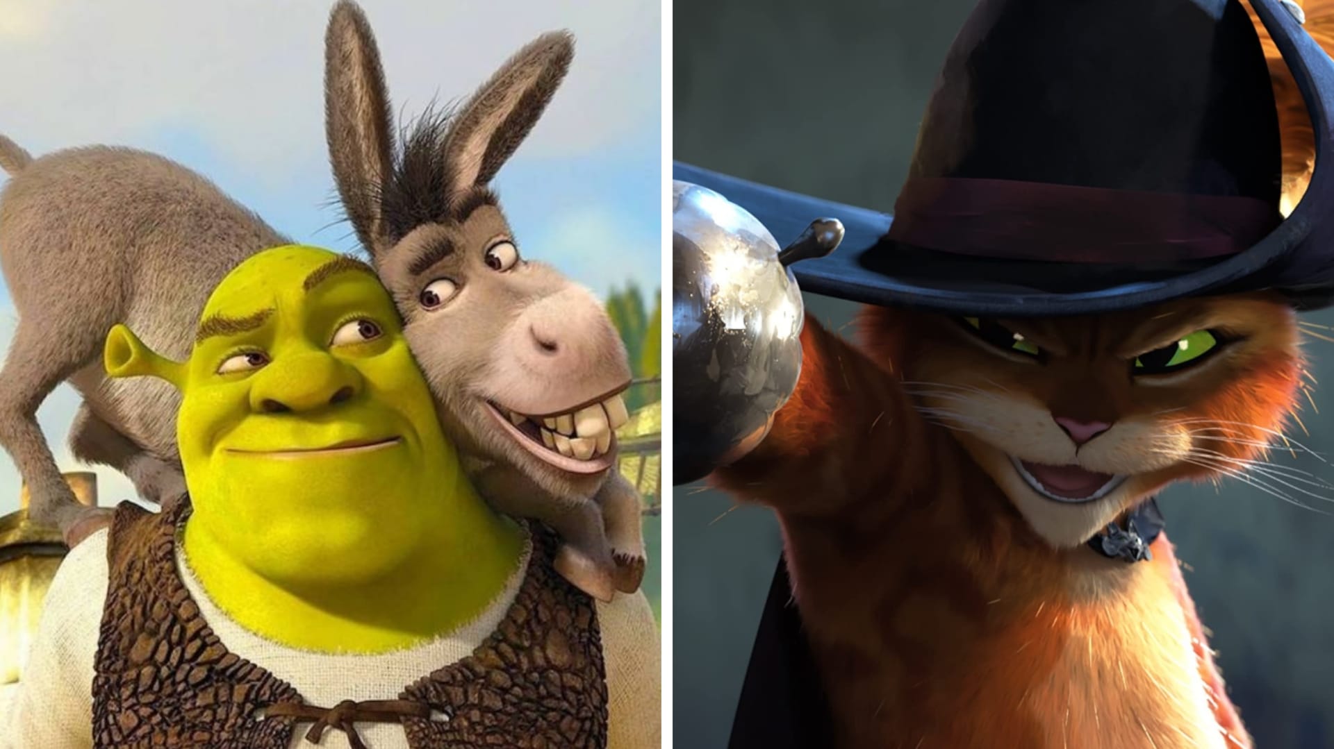 Orden de películas de Shrek y el Gato con Botas