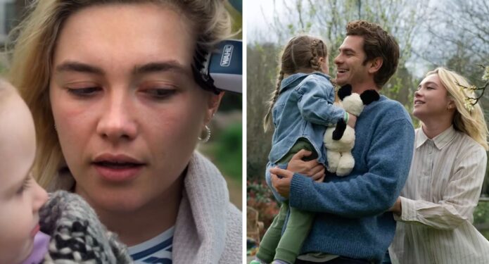 El tiempo que tenemos, florence pugh, hombre llorando