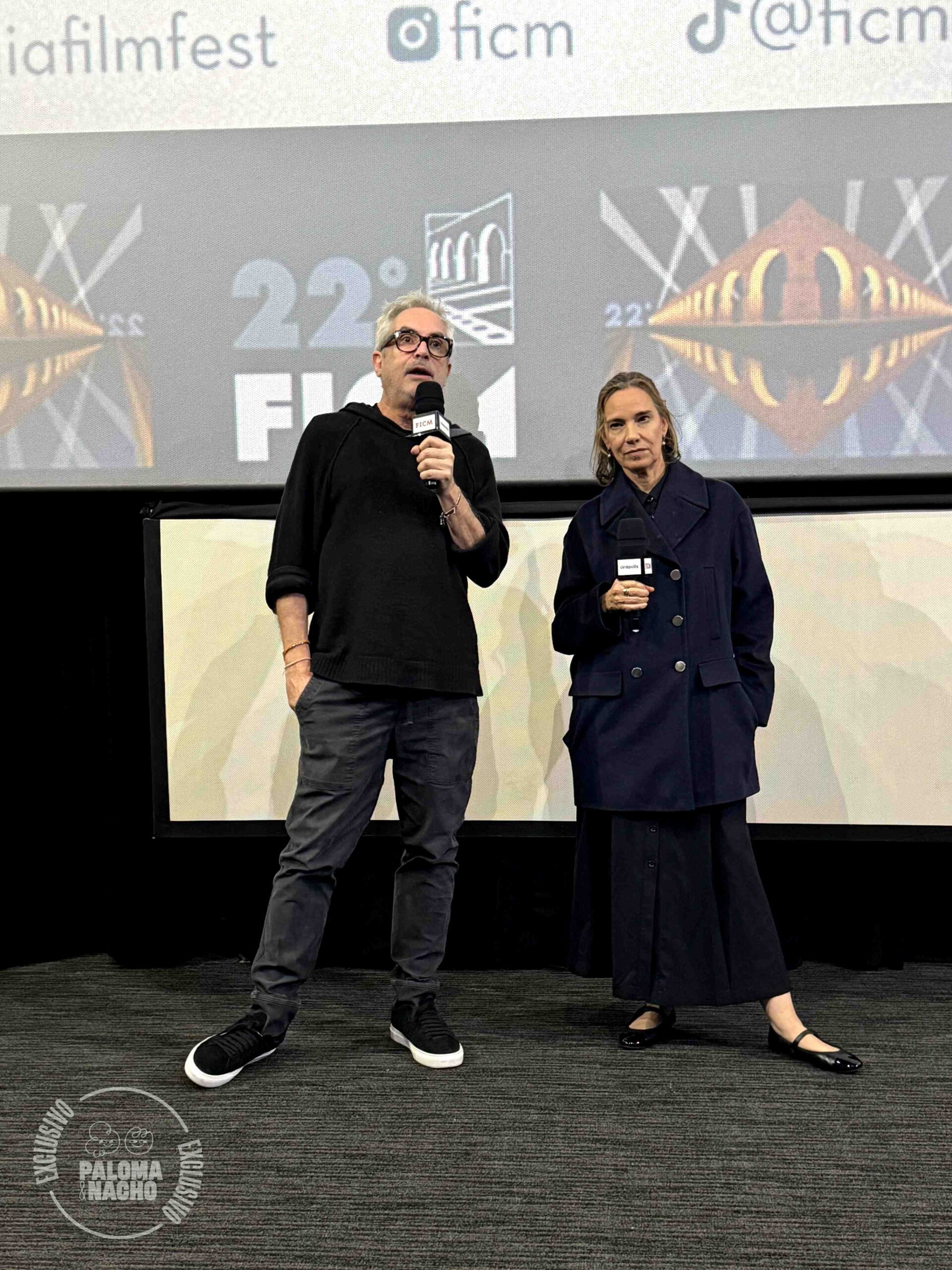 Alfonso Cuarón y Daniela Michel FICM 2024