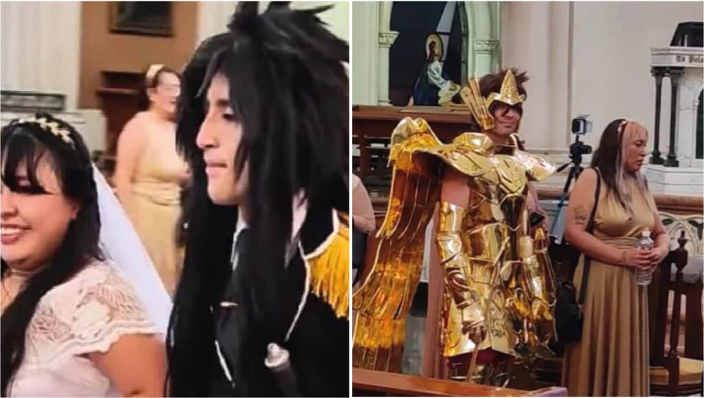 ¿Bodas otaku prohibidas? Ceremonia con temática de Los Caballeros del Zodiaco desata el caos