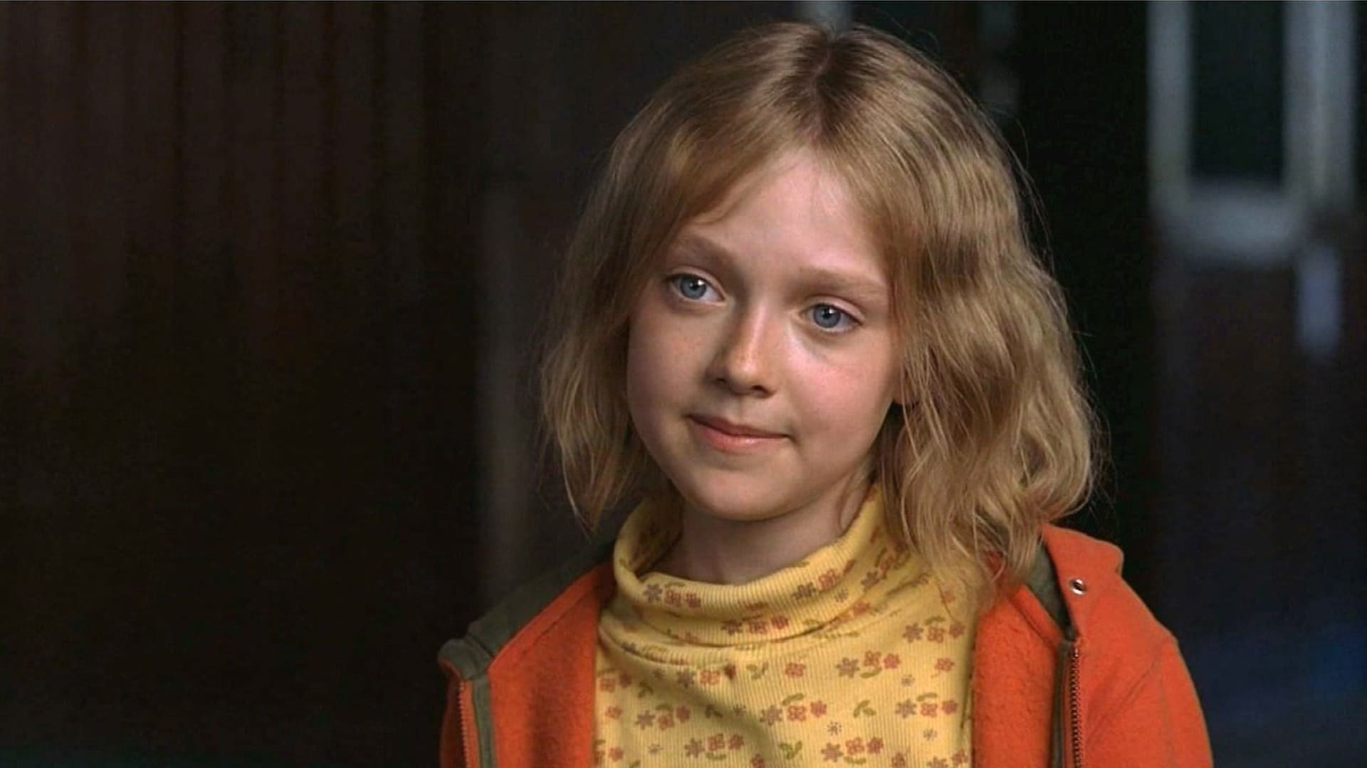 Dakota Fanning actuando de niña