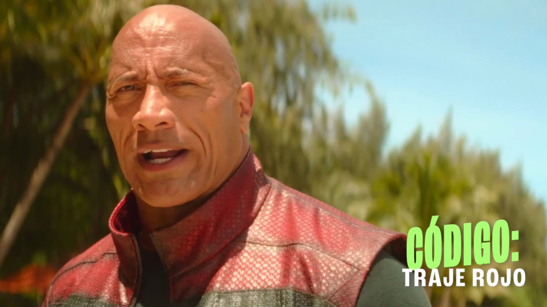 Dwayne Johnson Código Traje rojo 