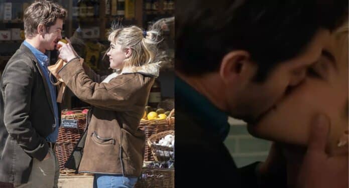 Florence Pugh y Andrew Garfield se pasan del "corte" en escena de sexo