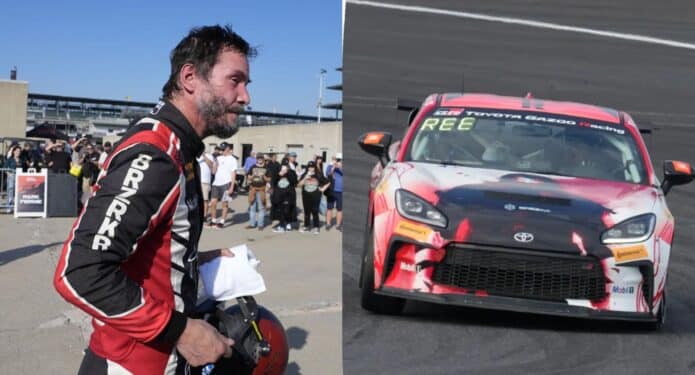 Keanu Reeves debuta como piloto de carreras y sale de la pista