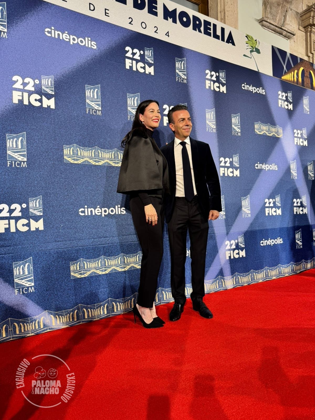 Liv Tyler y Alejandro Ramírez Cinépolis 