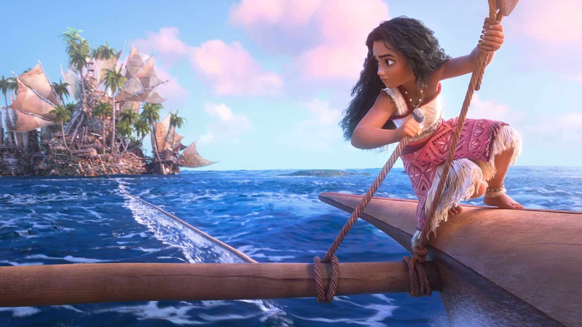 Moana 2 escena mar