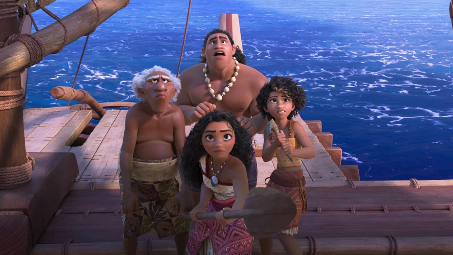 Moana y su familia