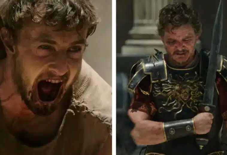 Gladiador 2 peleas Paul Mescal y Pedro Pascal