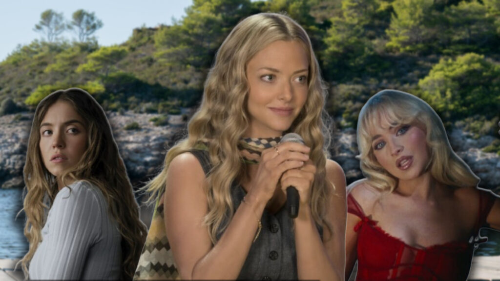 Sabrina Carpenter y Sydney Sweeney en Mamma Mia 3