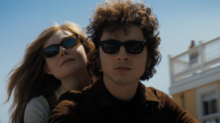 Timothée Chalamet como Bob Dylan Un completo desconocido