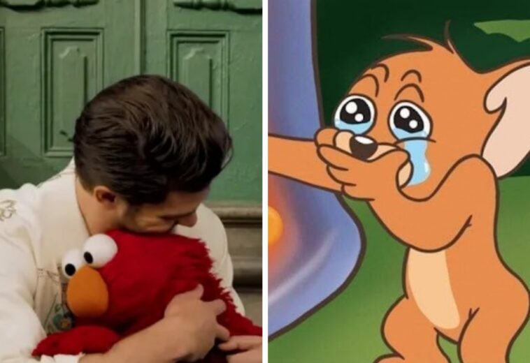 ¡Estamos llorando! Andrew Garfield se hizo viral con Elmo, conoce por qué