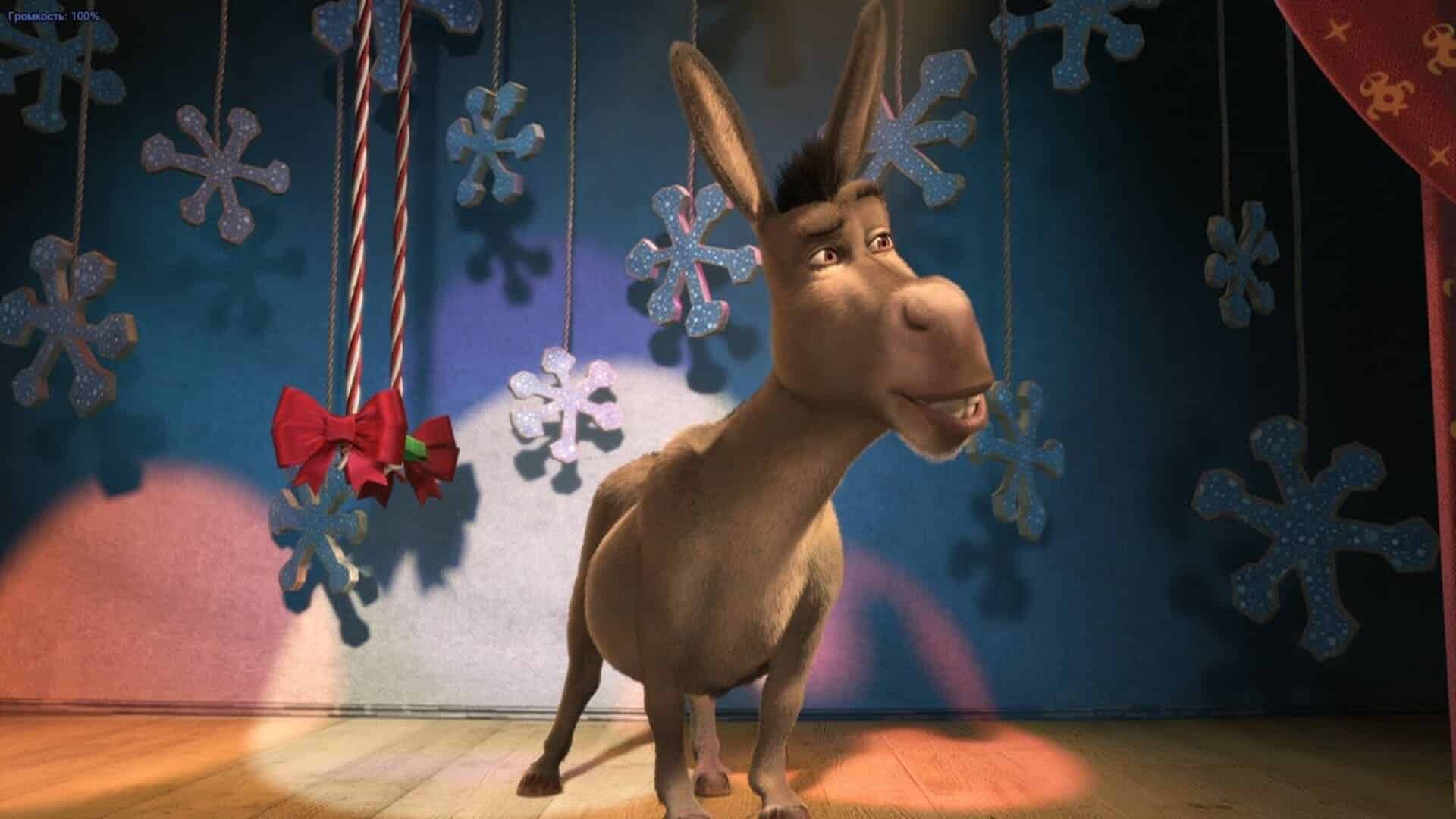 Burro Navidad de Shrek