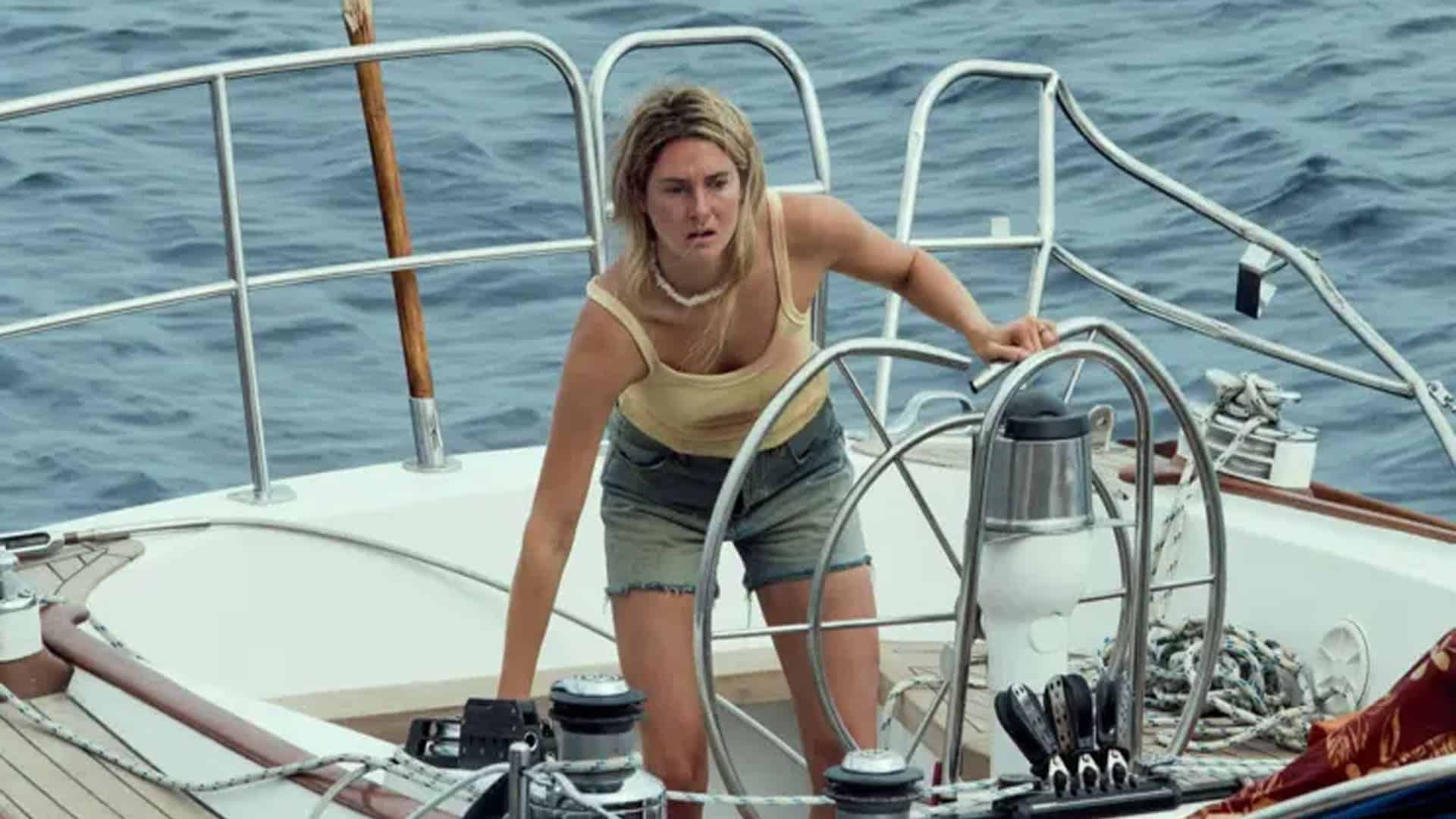 shailene woodley en un barco