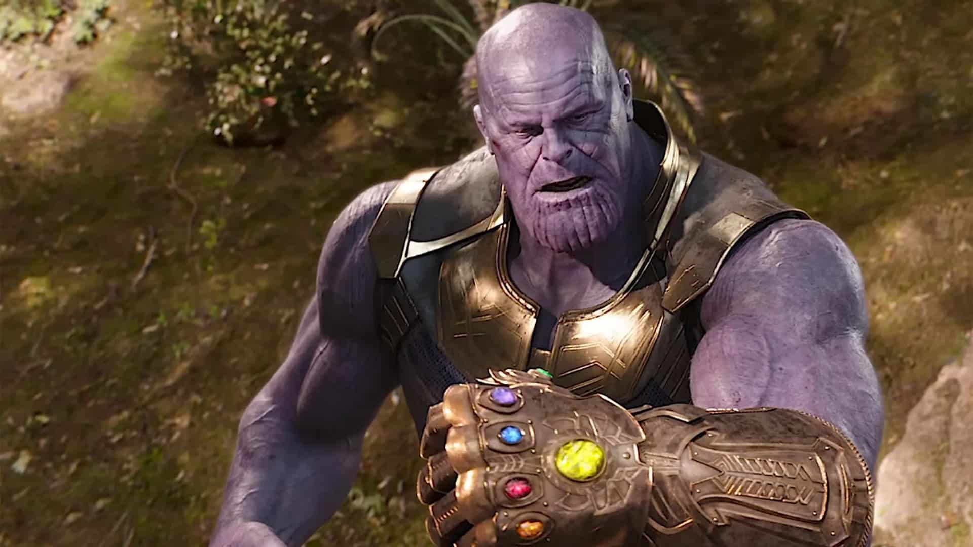 Thanos con el Guantelete del Infinito