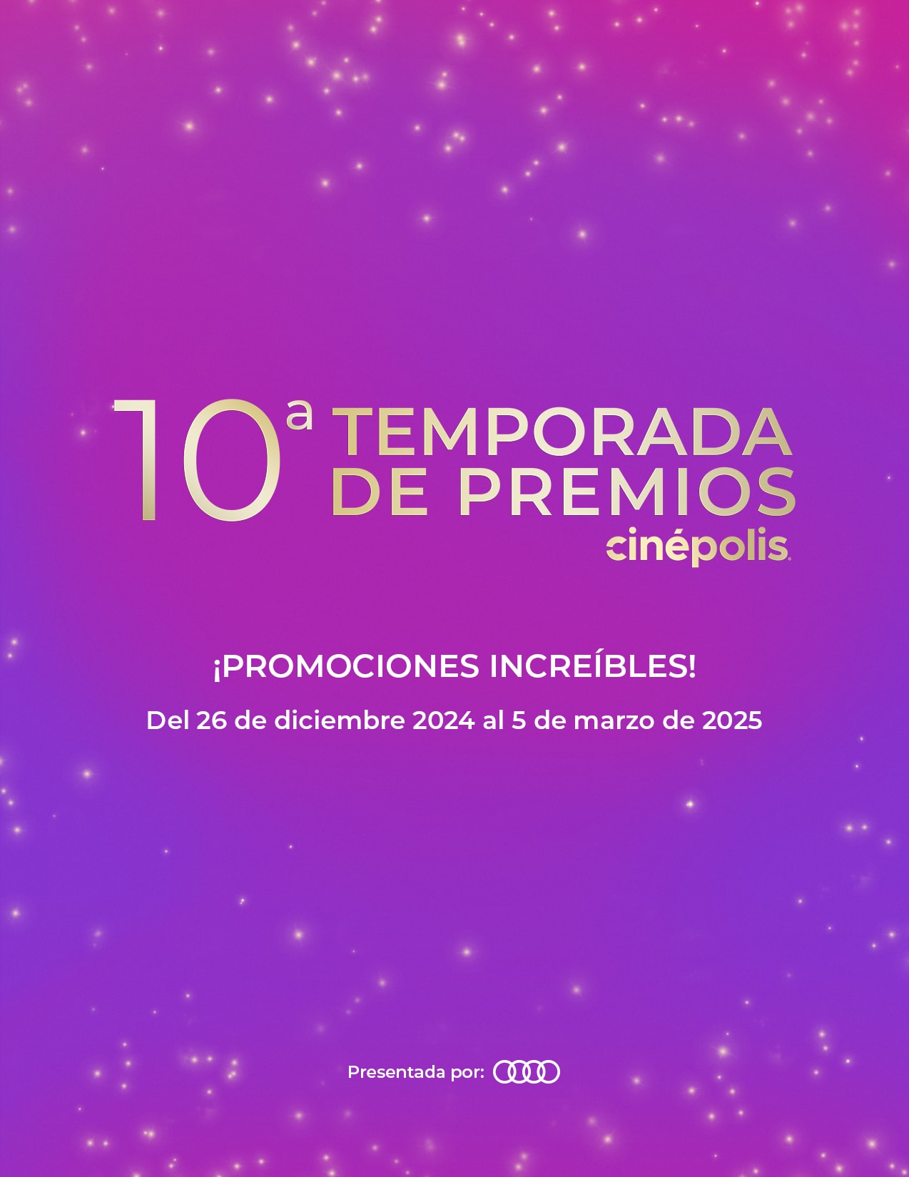 10° Temporada de Premios Cinépolis gana un Audi