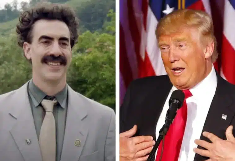 ¿Por qué muchos relacionan Borat con el triunfo de Donald Trump?