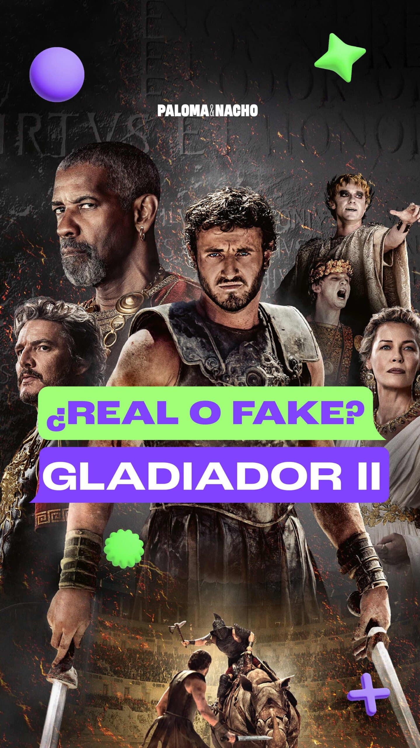 Qué es real y qué es mentira en Gladiador 2