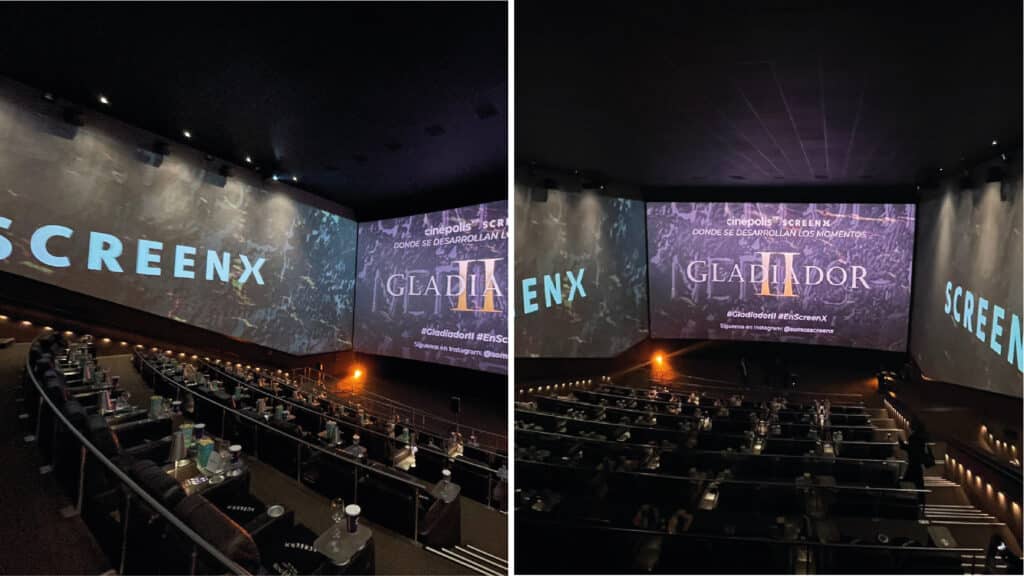 ¿Listo para una nueva experiencia en cines? Conoce la nueva sala VIP ScreenX de Cinépolis