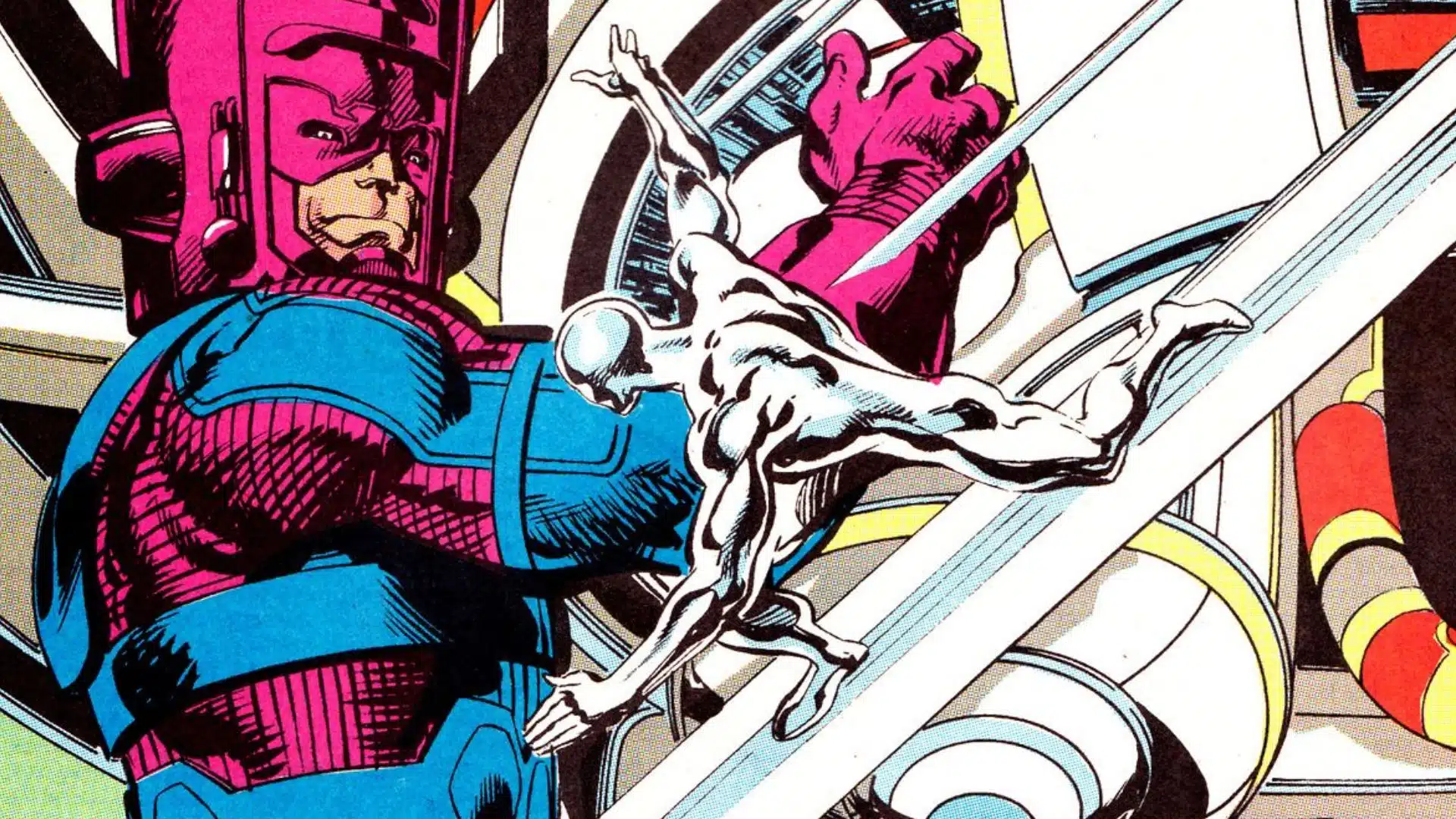 silver surfer con galactus