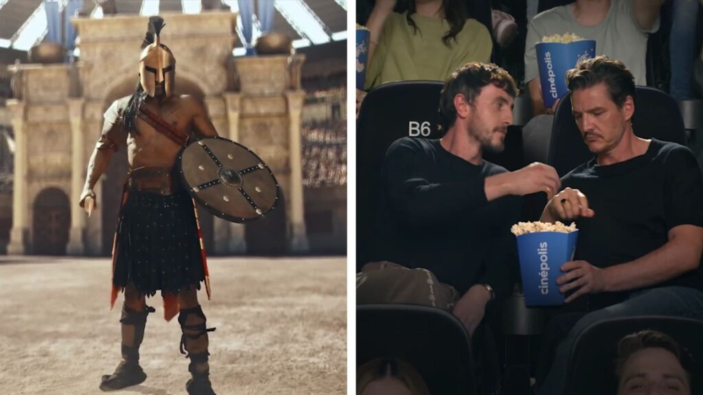 Cinépolis celebra el estreno de Gladiador 2 con épico comercial