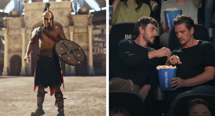 cinépolis comercial de gladiador 2