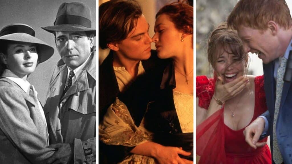 Las 10 mejores películas de romance de todos los tiempos