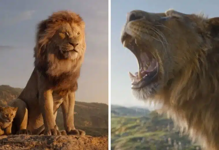 Rey león película animada o live-action