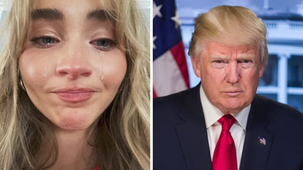 ¿Destrozada? Sabrina Carpenter habló de la victoria presidencial de Donald Trump