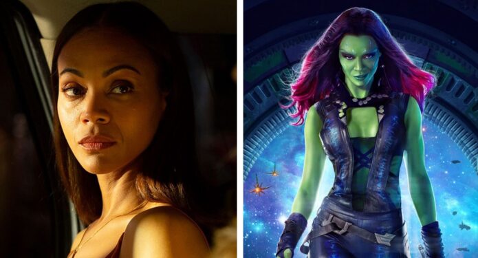 Zoe Saldaña Gamora UCM
