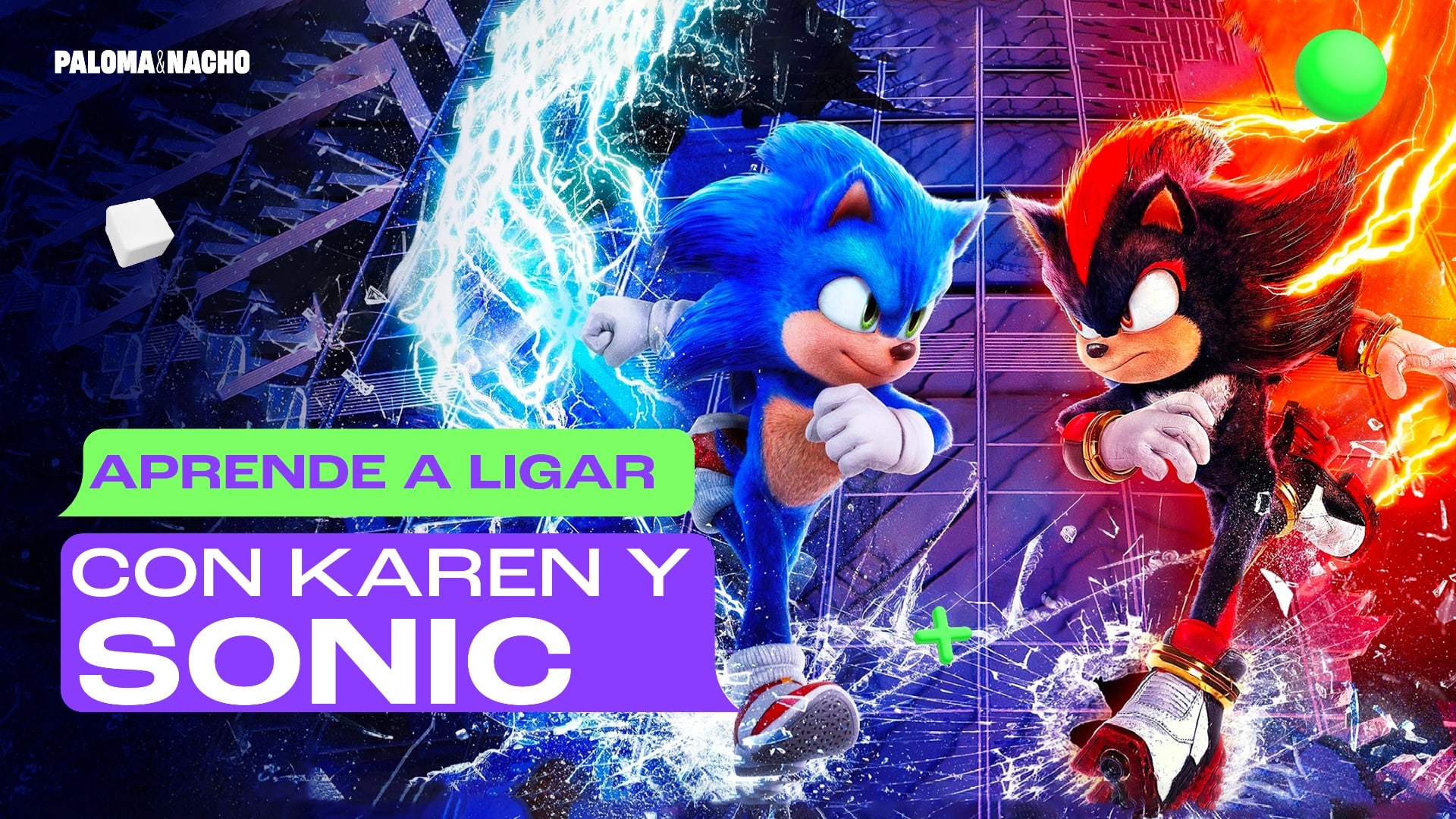 Sonic 3: Aprende a ligar con Karen y el erizo azul