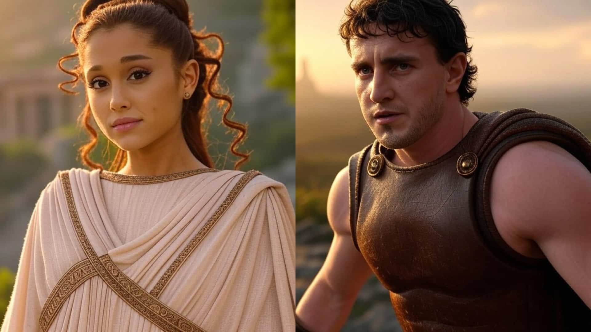 Ariana Grande y Paul Mescal en Hércules 