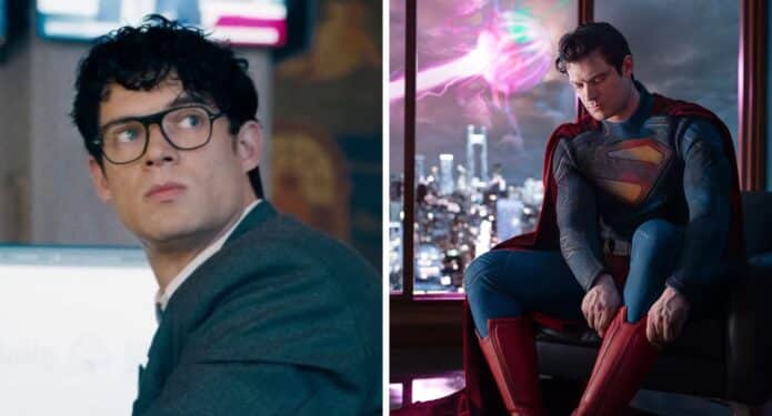 David Corenswet primera vez con el traje de Superman
