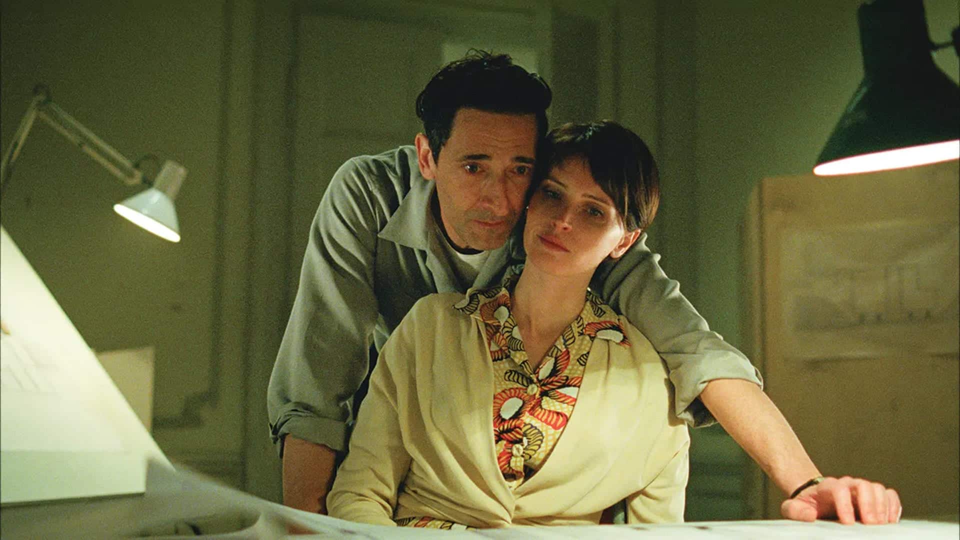 adrien brody y felicity jones