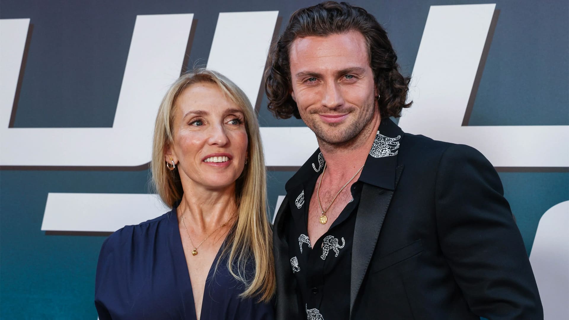 aaron taylor johnson y su esposa