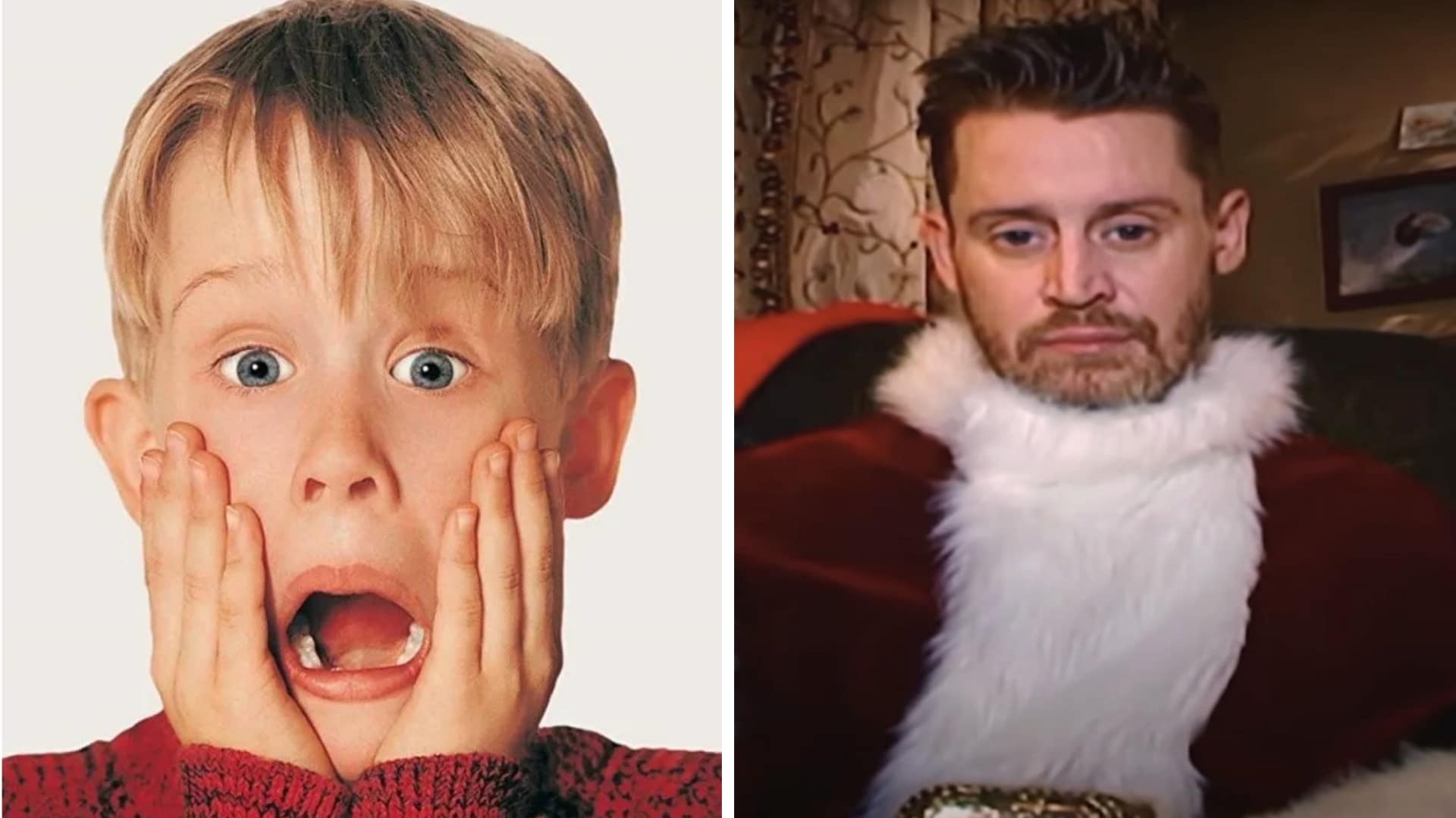 ¡Vuelve a la Navidad! Macaulay Culkin se convirtió en Santa Claus para este video