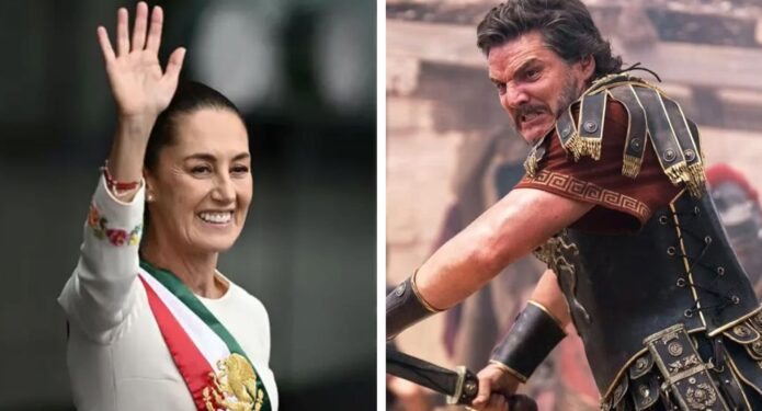 pedro pascal y claudia sheinbaum