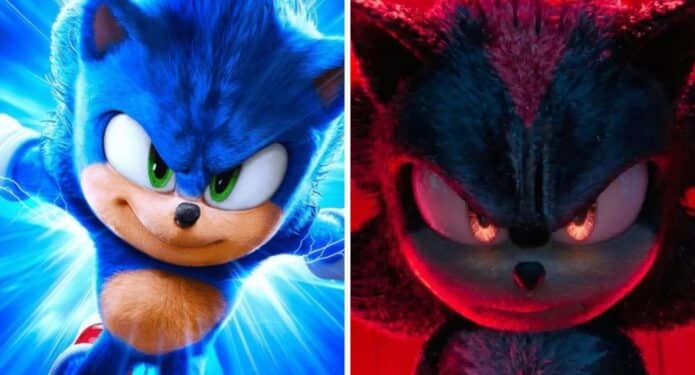 Sonic y Shadow parecido parientes