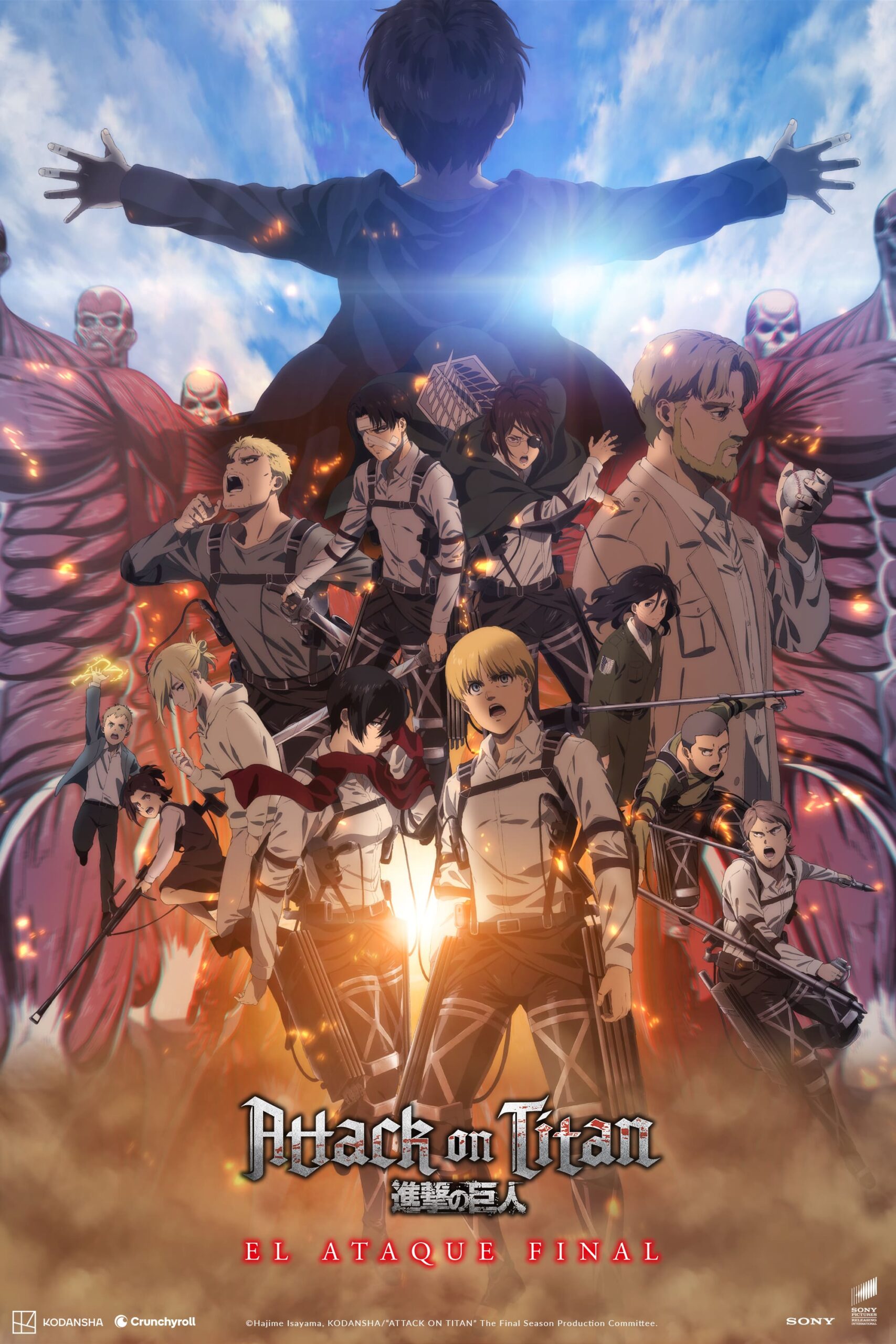 Attack on Titan póster El ataque final