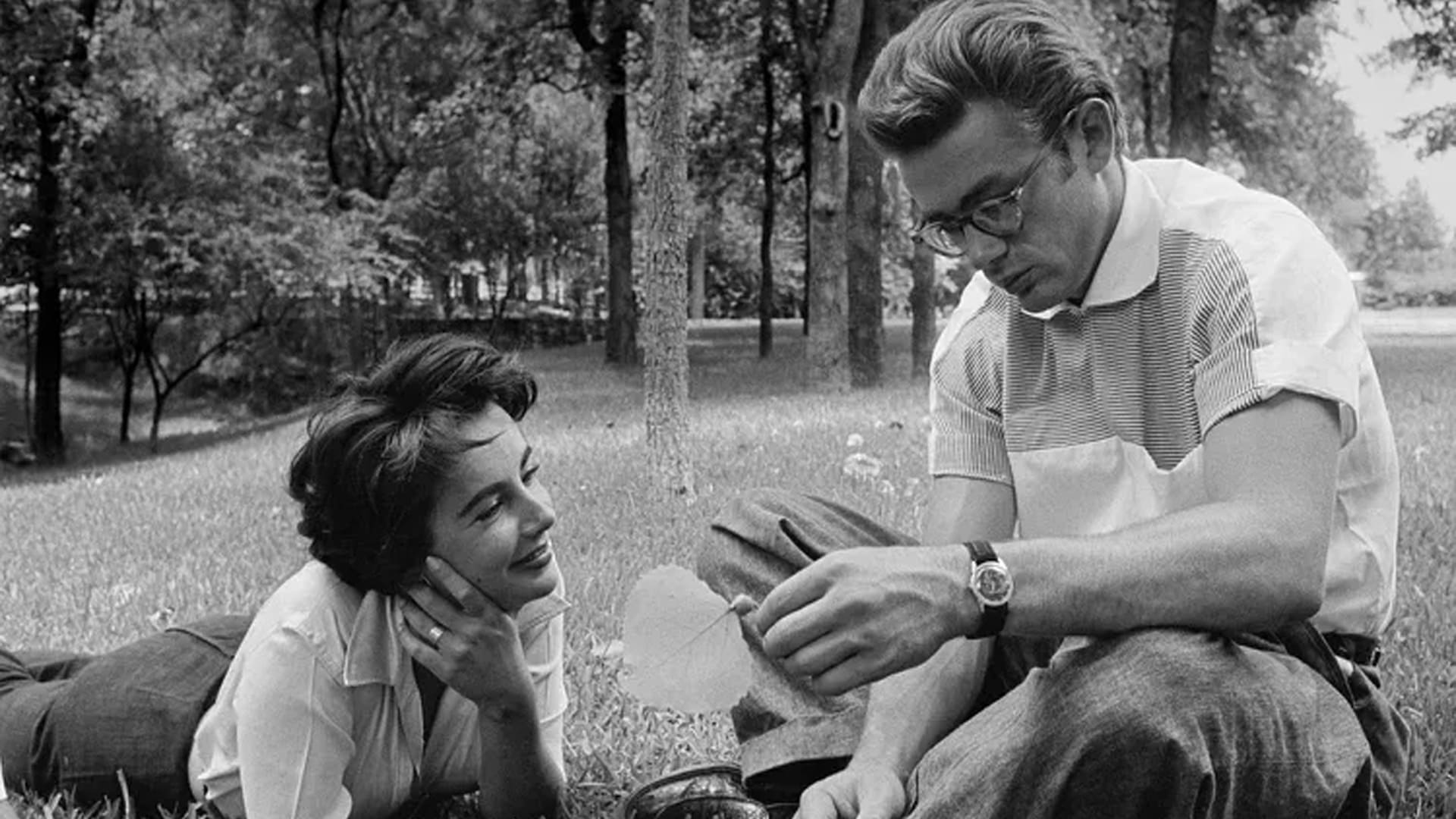 James Dean y Elizabeth Taylor