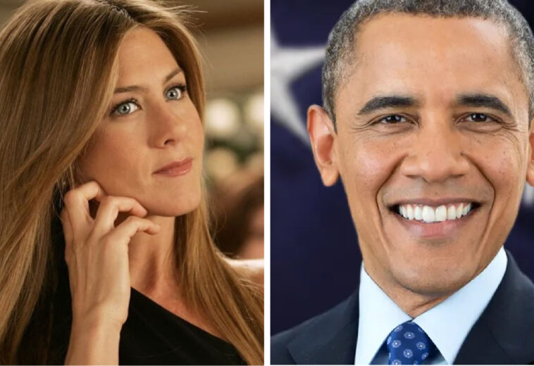 Jennifer Aniston y Barack Obama