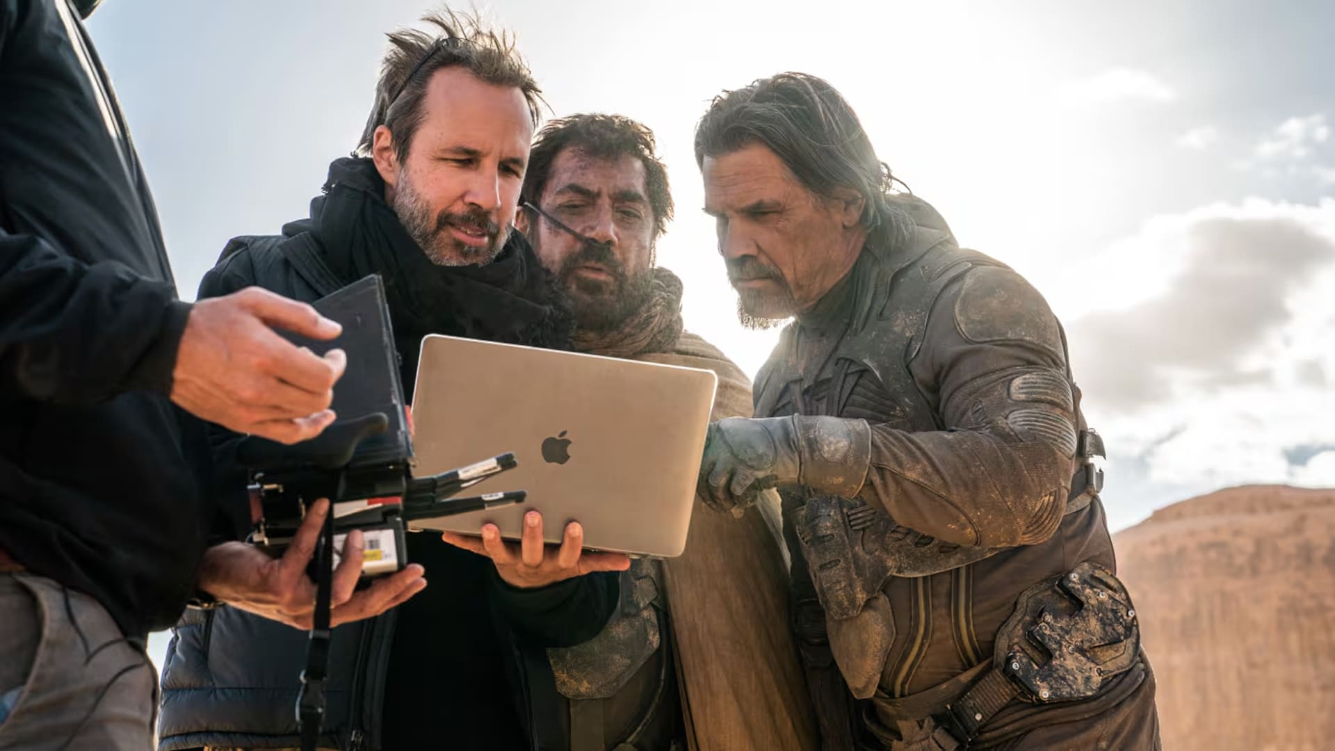 josh brolin y denis villeneuve filmando duna: parte dos