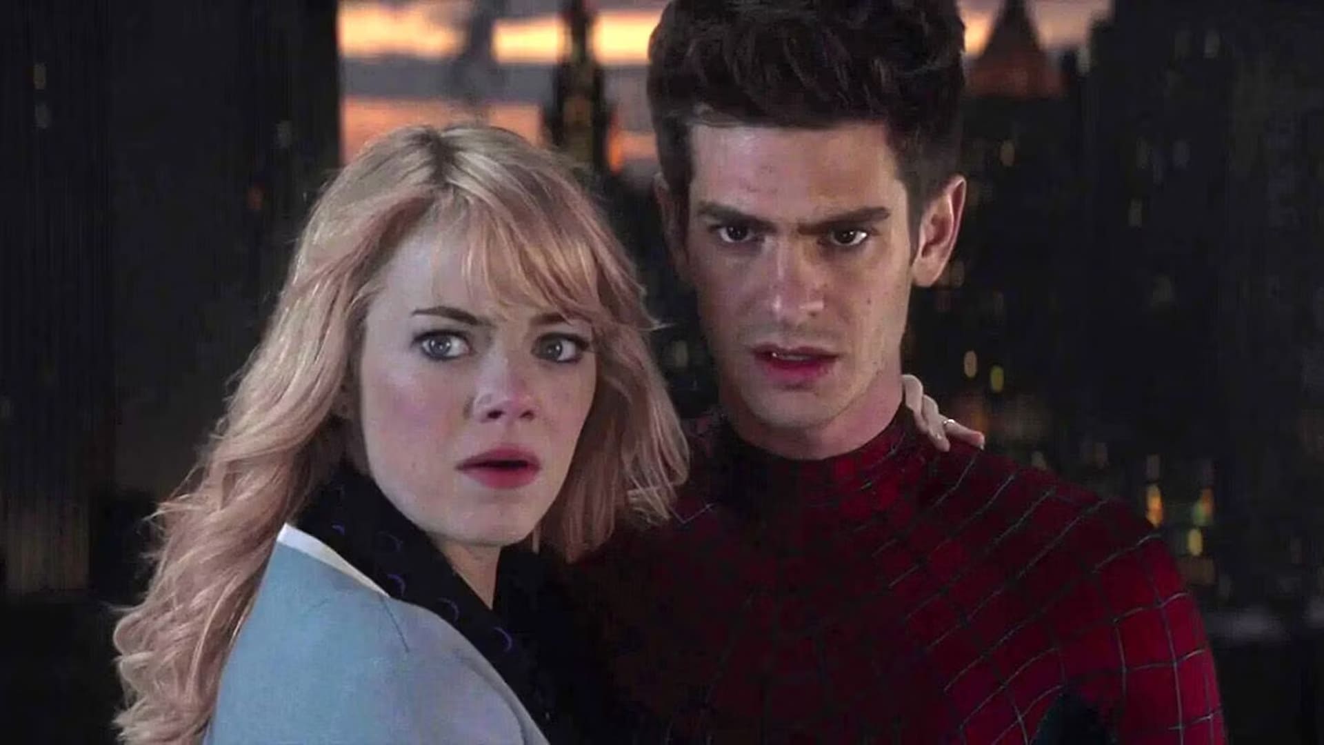 andrew garfield y emma stone en el sorprendente hombre araña 2