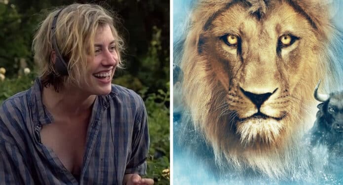 greta gerwig rompió una regla con narnia