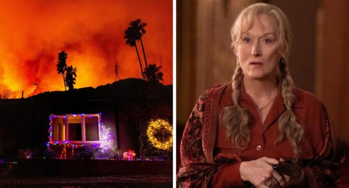 meryl streep escapó de incendios en los ángeles