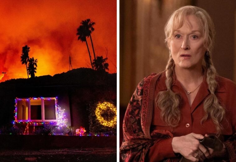 meryl streep escapó de incendios en los ángeles